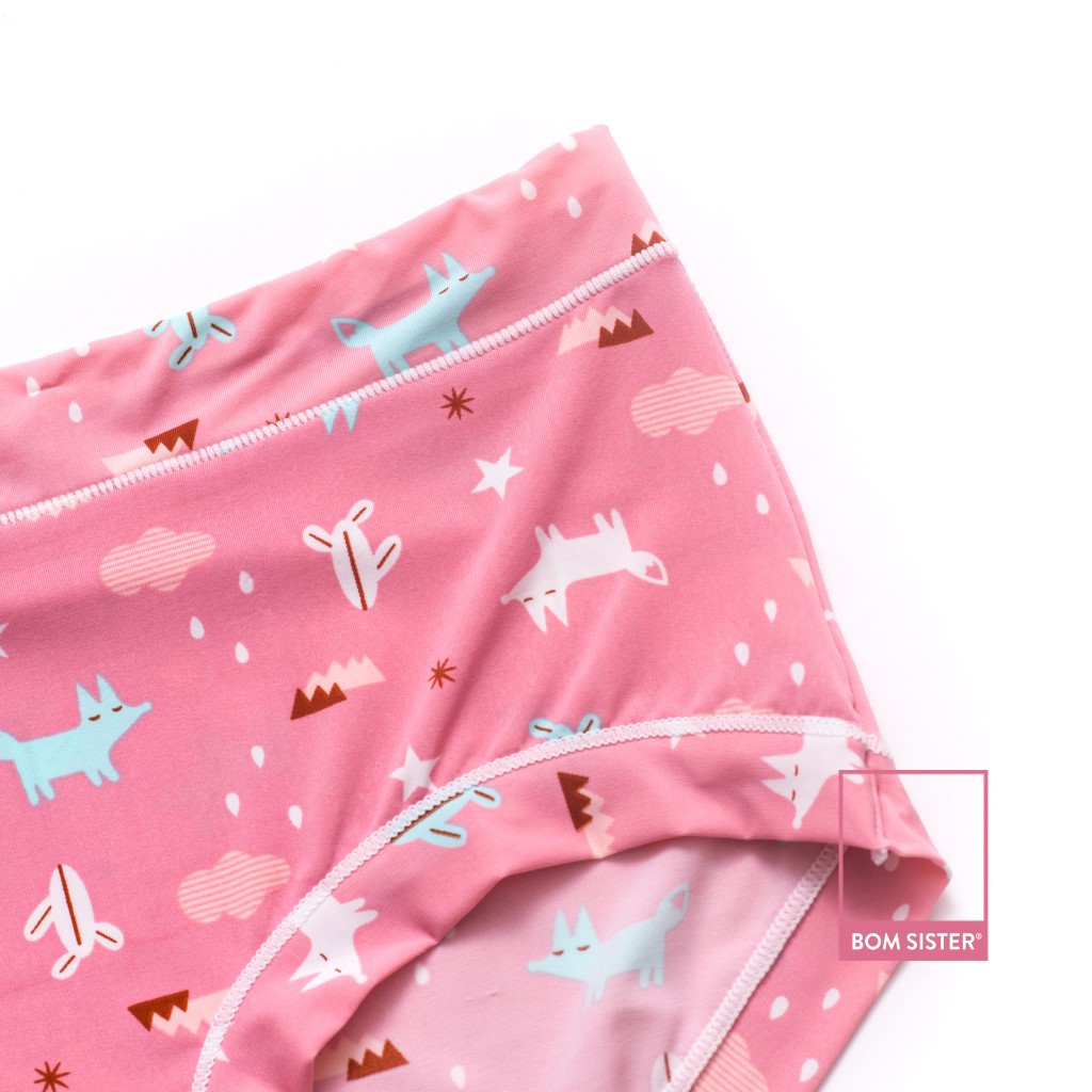 [Mã FAMALLT5 giảm 15% đơn 150k] Quần Lót Su Gấp Viền Hoạ Tiết Dễ Thương phần 2 BOM SISTER Q9905 | BigBuy360 - bigbuy360.vn