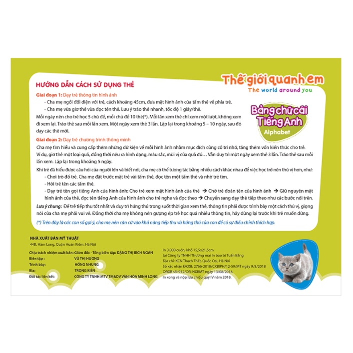 Sách - Thẻ flashcard theo phương pháp Glenn Doman Thế giới quanh em - The world around you - Hoa Quả