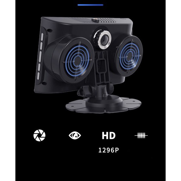 Camera hành trình xe tải 7inch full HD 1290P - Kèm Camera lùi 8 LED siêu sáng chống nước