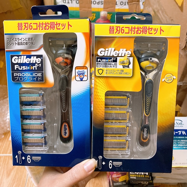 DAO CẠO RÂU GILLETTE FUSION 6 LƯỠI CHÍNH HÃNG