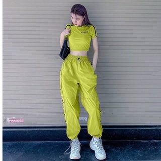 Set Croptop Bom Thụng Siêu Chất Đồ Bộ Nữ Cotton Loan Định Boutique LD255