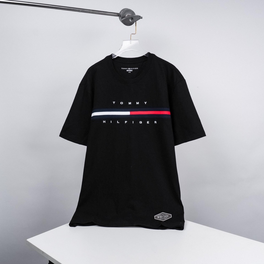 Áo thun cổ tròn Nhập Khẩu Tommy essential tShirt