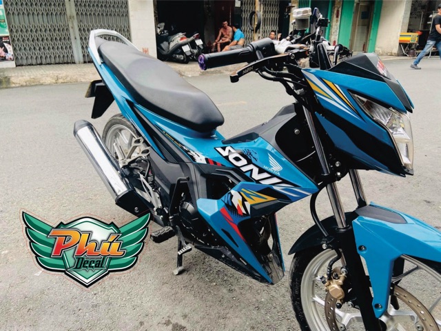 Tem Sonic Xanh dương nhạt