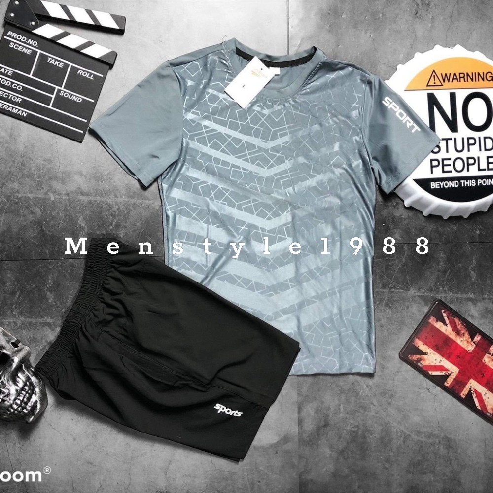 Combo thể thao nam cao cấp đàn hồi thoáng mát không nhăn không xù | BigBuy360 - bigbuy360.vn
