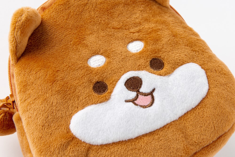 Túi Nhỏ Đựng Đồ Đa Năng ARTBOX Hàn Quốc Hình Cún Shiba Nâu