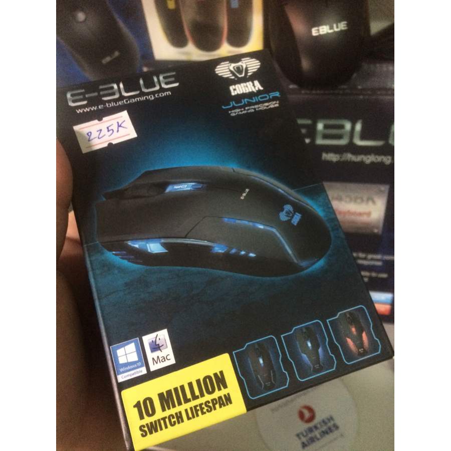 Chuột chơi game Eblue EMS 151BK