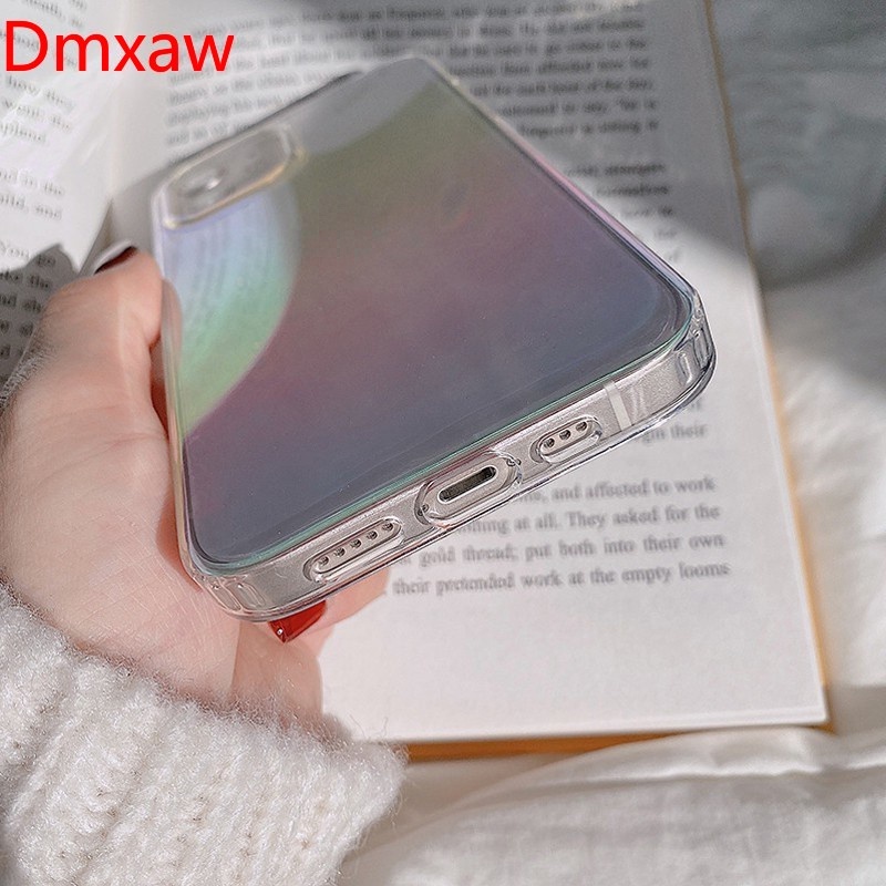 Ốp Điện Thoại laser gradient Cầu Vồng Cho iPhone 12 Pro Max 11 Pro Max XS Max X XR 11 7 8 Plus SE 2020 Thời Trang