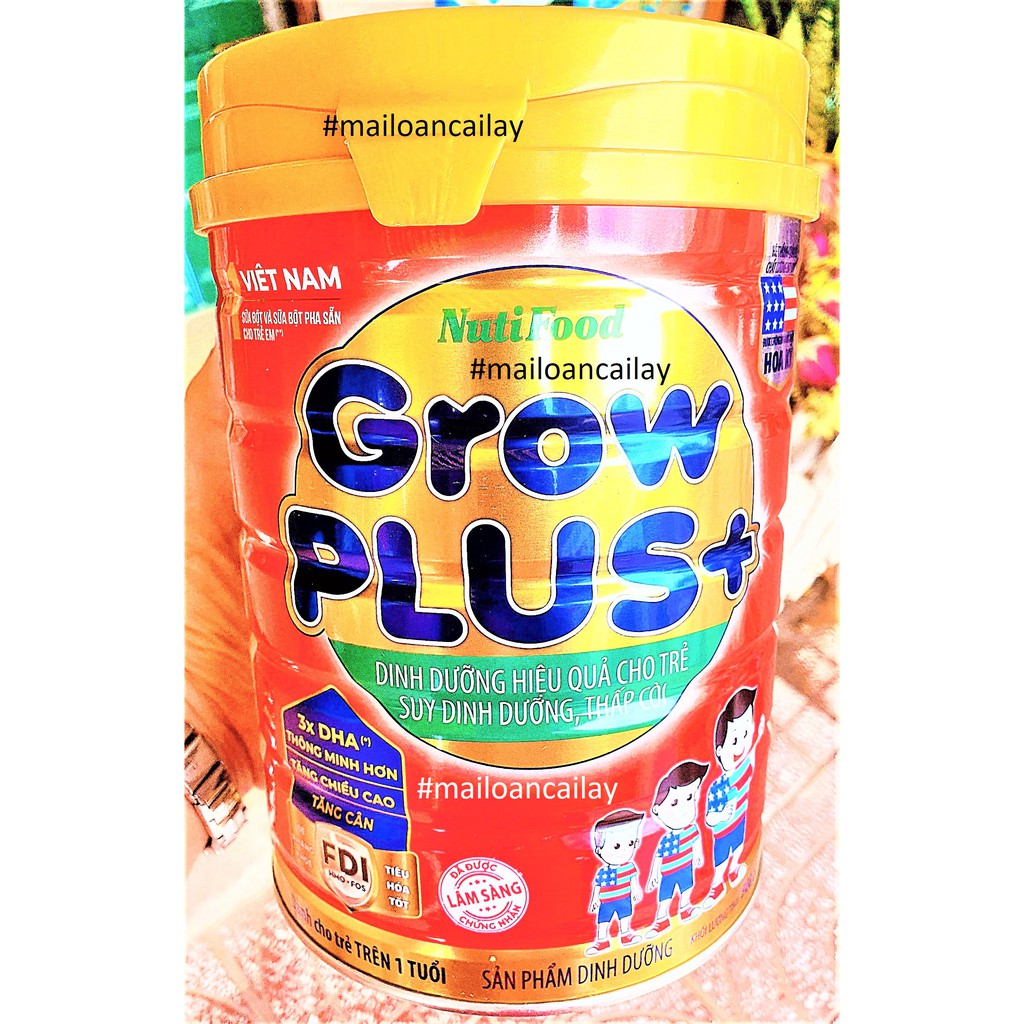 Sữa bột GrowPlus NutiFood Xanh Đỏ 900g