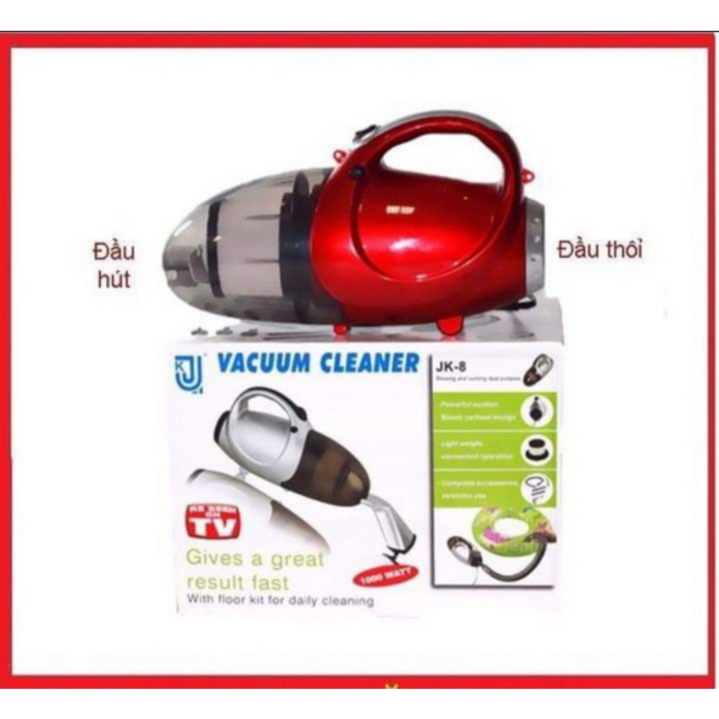 Máy hút bụi đa năng 2 chiều Hút và thổi nhiều đầu- Vacuum Cleaner JK8. 1000W .TTLV