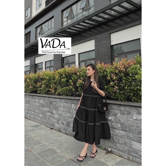 Đầm Váy fom rộng, váy Nàng Bầu mặc thoải mái - Thời Trang VADA