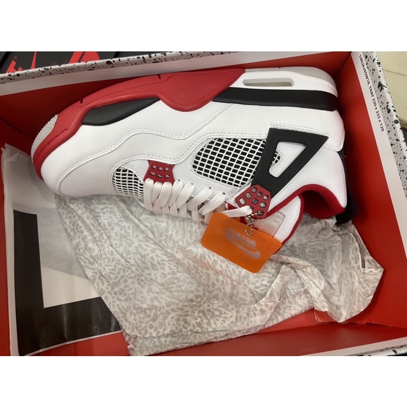 giày Air Jordan 4 fire red | chất lượng - full box
