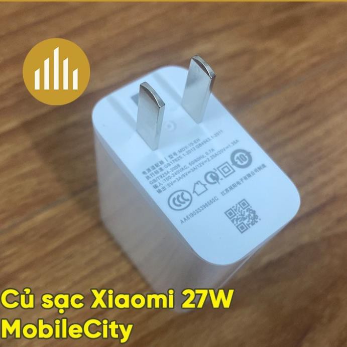 Cáp, củ sạc nhanh Xiaomi 18W, 27W, 30W, 33W, 45W - [Giá rẻ tại Hà Nội, Tp.HCM, Đà Nẵng - MobileCity]