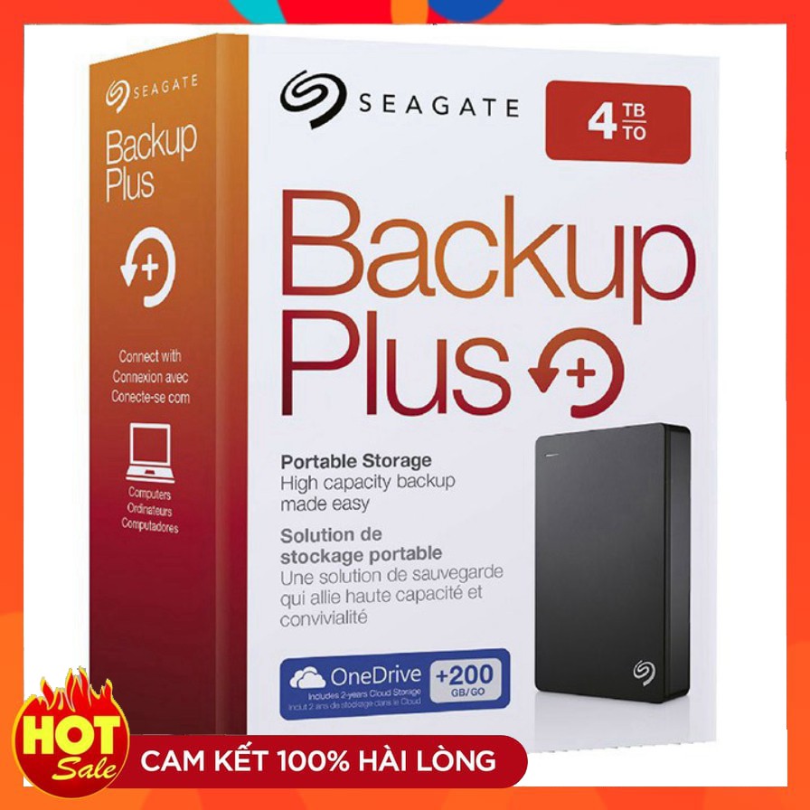 Ổ cứng di động Seagate 4TB backup plus USB 3.0