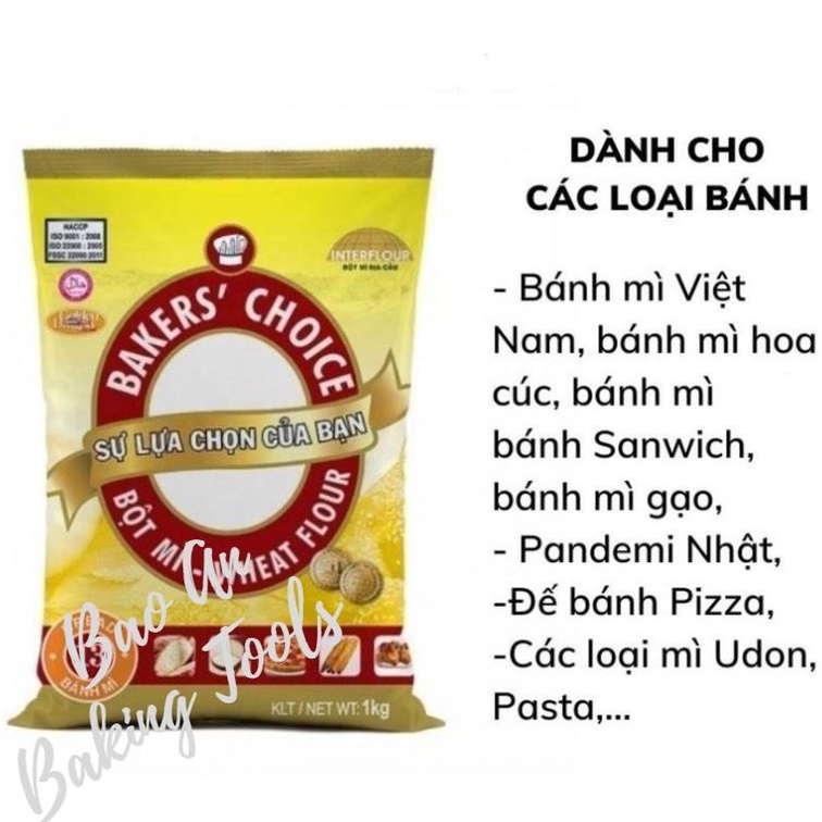 Bột mì làm bánh chính hãng Baker's Choice số 8/11/13