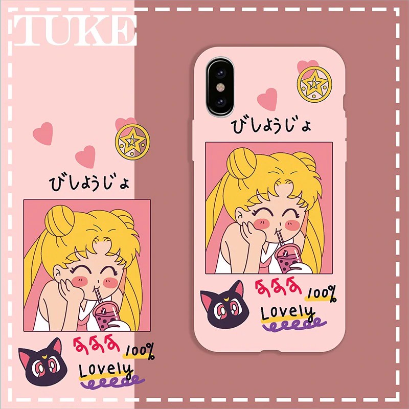 Ốp Lưng Phong Cách Thủy Thủ Mặt Trăng Cho Iphone 11 Pro Max X Xs Xr 6 6s 7 8 Plus 5 5s Se 2020 | BigBuy360 - bigbuy360.vn