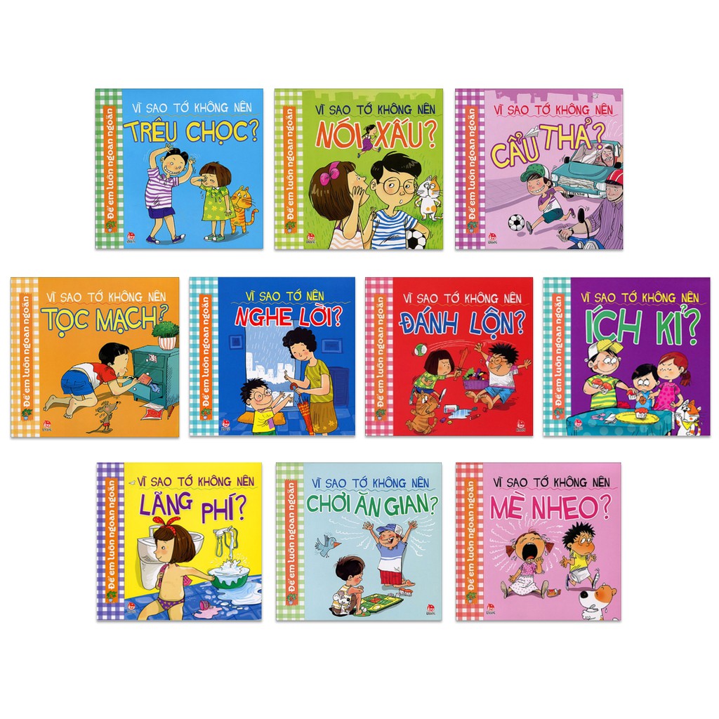 Sách - Combo Để Em Luôn Ngoan Ngoãn (Bộ 10 Quyển) | BigBuy360 - bigbuy360.vn