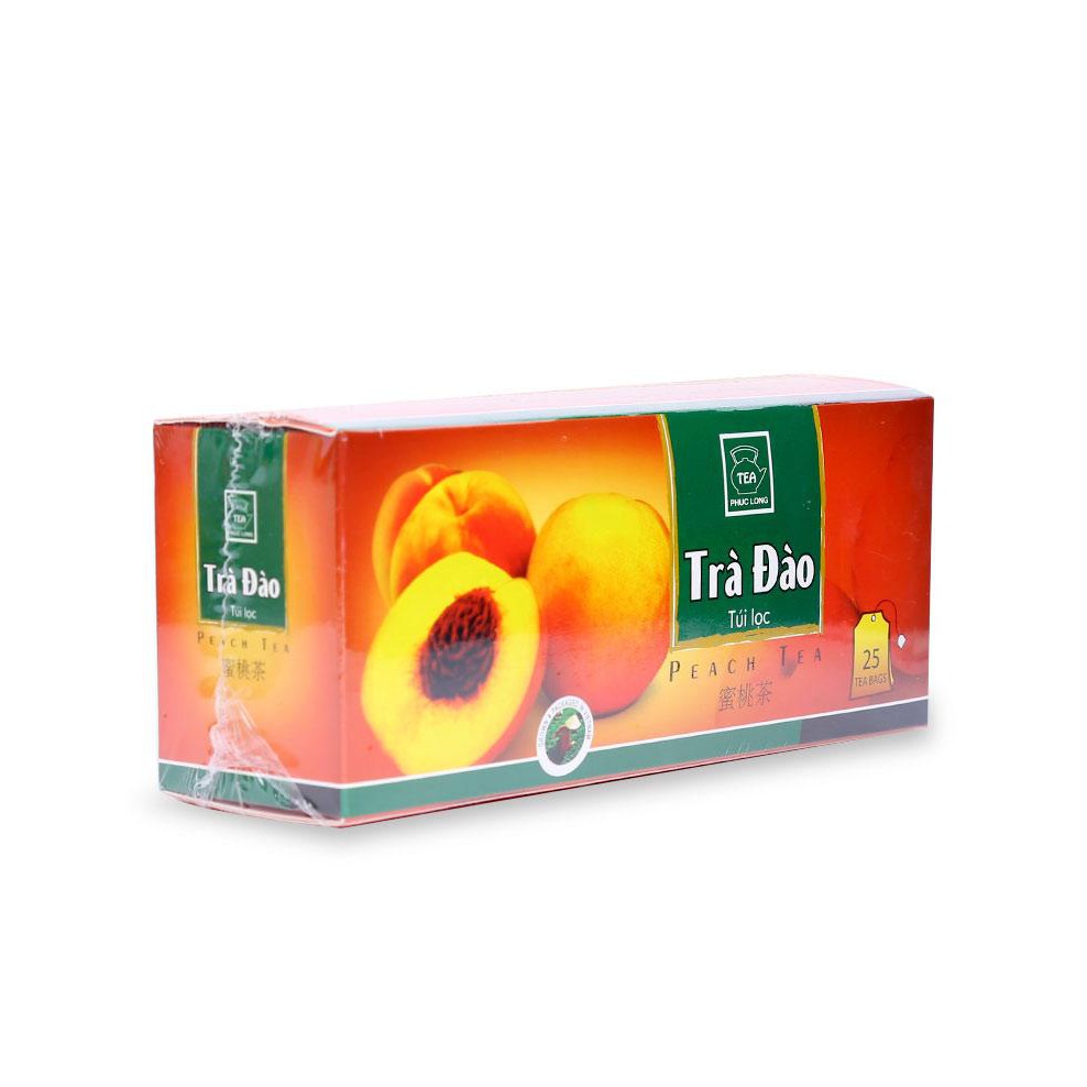 Trà Đào Túi Lọc Phúc Long Hộp 25 Gói x 2G