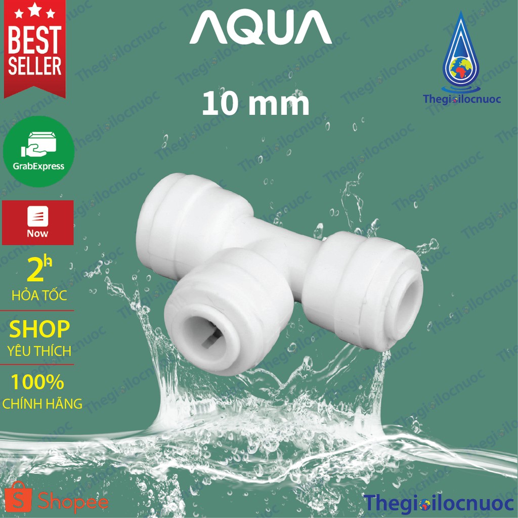 T cân 3 đầu phi 6mm - 10mm nối nhanh