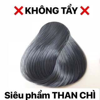 Thuốc nhuộm tóc màu than chì không tẩy, màu nhuộm tóc lên từ nền đen, tặng kèm găng tay và oxy | Bill Hair, Billhair