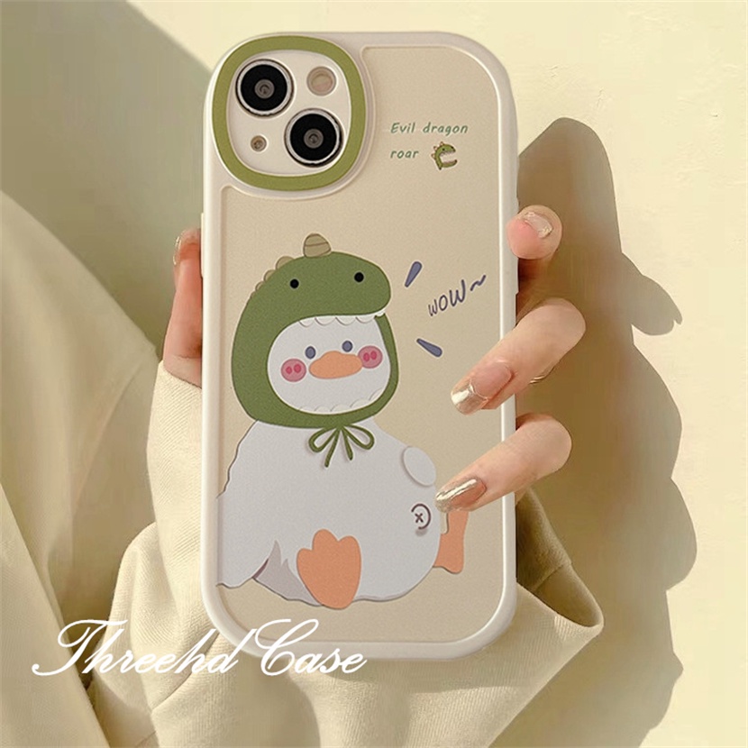 Phone Case Compatible For iPhone 13 12 11 Pro Max SE 2020 XR X XS Max 7 8 Plus Cartoon Cute Duck Camera Lens Protector Soft Case Cover Silicone Phone Casing