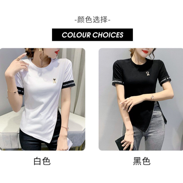 Áo Thun Tay Ngắn Dáng Ôm Phong Cách Châu Âu Size S-Xl