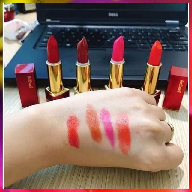 [Mịn Màng Cao Cấp]Son Dưỡng– Re:Excell Lipstick R&amp;B, Thiên Nhiên, Dưỡng Môi, Dưỡng Ẩm, Căng Bóng, Mềm Mịn,Chống Thâm