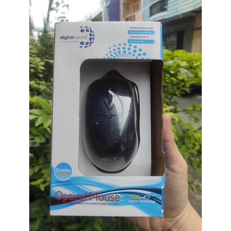 Chuột Mouse có dây ACER/Dell/Hp/Sony hộp giấy USB [ chính hãng]