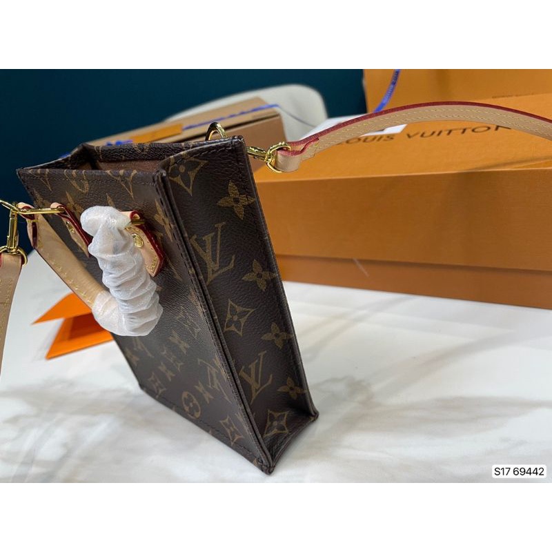 Túi nữ LV Petit da thật hàng super hoa monogram sz17x14cm fullbox