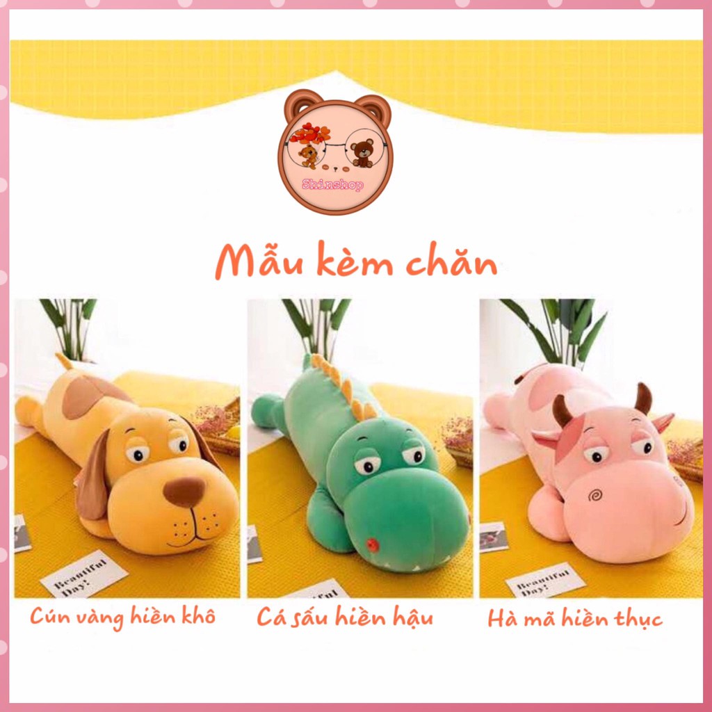 Bộ Chăn Gối Văn Phòng Ảnh Thật Hình Thú Mẫu Mới Xinh