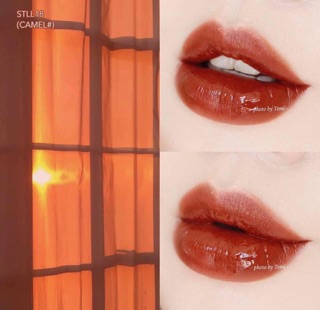 Son NYX Slip Tease Lip Lacquer màu Camel