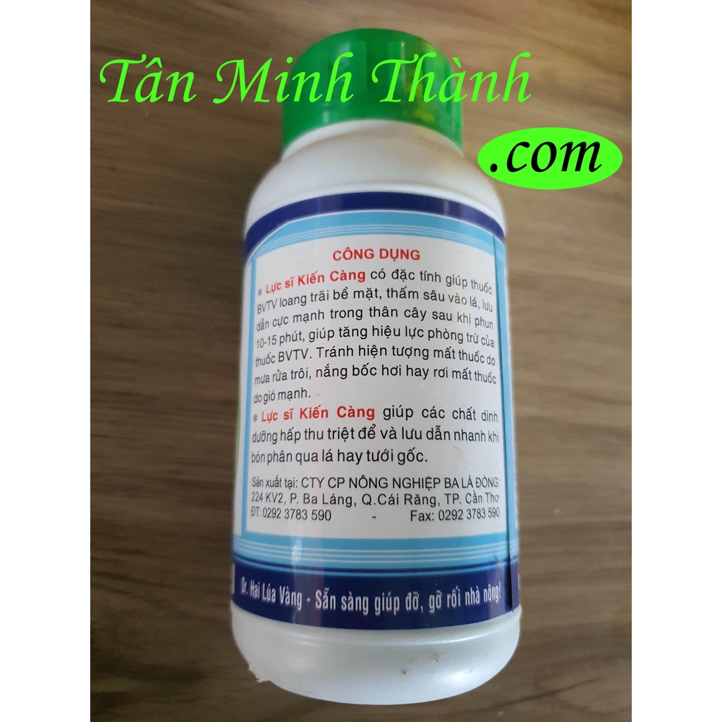 LỰC SĨ KIẾN CÀNG – Chất trợ lực, loang trãi, thấm sâu, lưu dẫn, bám dính, tăng cường hiệu quả quản lý dịch hại