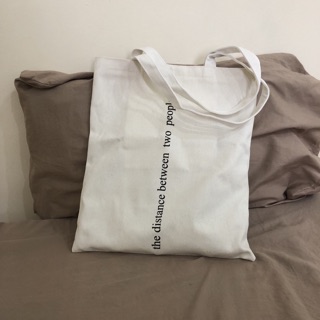Túi tote chữ dọc Distance (ảnh thật)