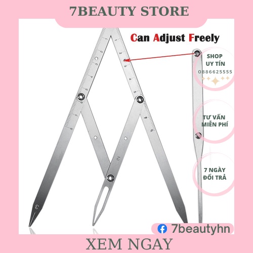 Thước Đo Tỷ Lệ Vàng, Định Hình Kẻ Khuôn, Điêu Khắc Chân Mày