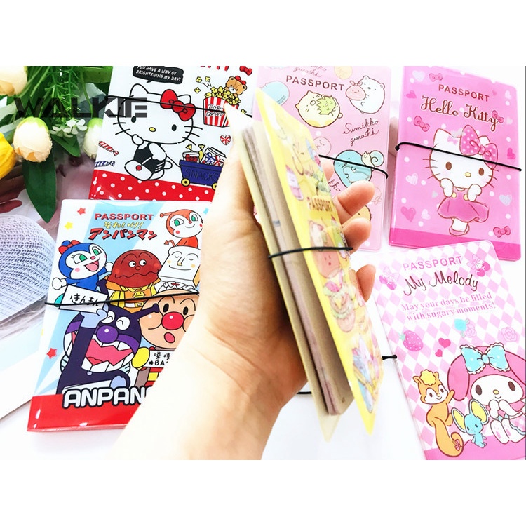 Vỏ Bọc Hộ Chiếu In Hoạt Hình Cinnamoroll Chống Thấm Nước