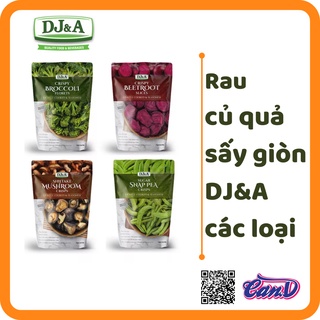 (Nhiều loại) Rau củ quả & hạt sấy giòn DJ&A các loại