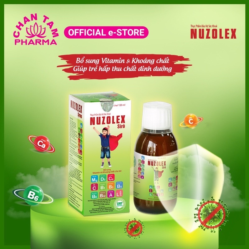 Siro Nuzolex-chai 120ml