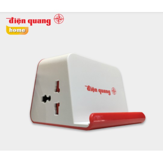 Ổ Cắm Điện Đa Năng Điện Quang 3 USB, 2 ổ cắm đa năng, dây 2m, mini, nhỏ gọn, để bàn ( ĐQ ESK 2WR 23-3U)