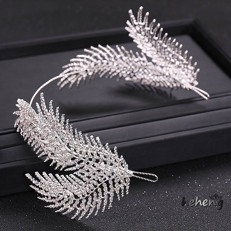 Phụ Kiện Cài Tóc Cô Dâu Đính Lông Vũ Sang Trọng