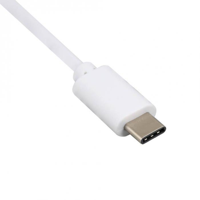 Hub OTG Chia 4 Cổng USB Đầu Type C Có Giá Đỡ Điện Thoại