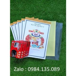 Sổ hợp đồng đặt cọc nhà đất 3 liên