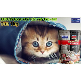 THỨC ĂN HẠT CHO MÈO CON TÚI 1KG