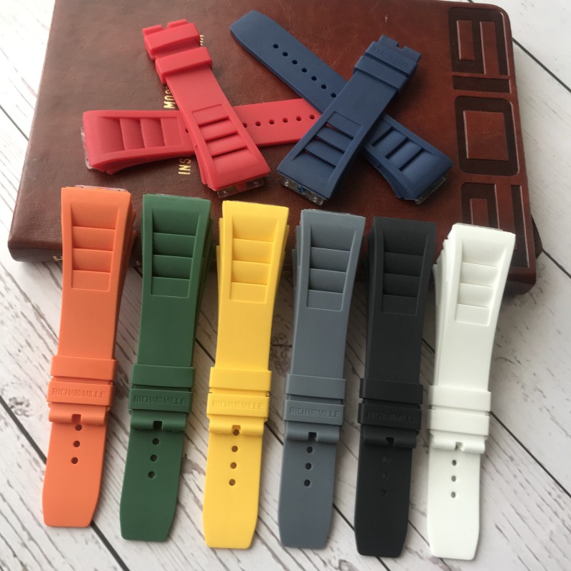 Dây đeo bằng silicon mềm tự nhiên bảo vệ môi trường cho đồng hồ RICHARD MILLE
