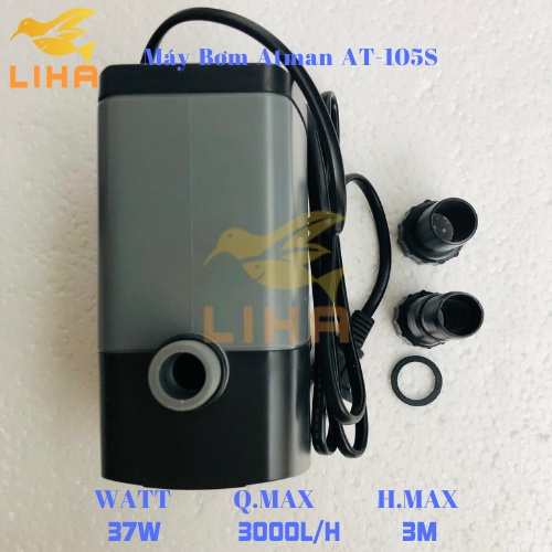 Máy Bơm Atman AT 101S | 102S | 103S | 104S | AT105S - Máy Bơm Êm Ái Tiết Kiệm Điện Cho Bể Cá Cảnh, Thuỷ Sinh