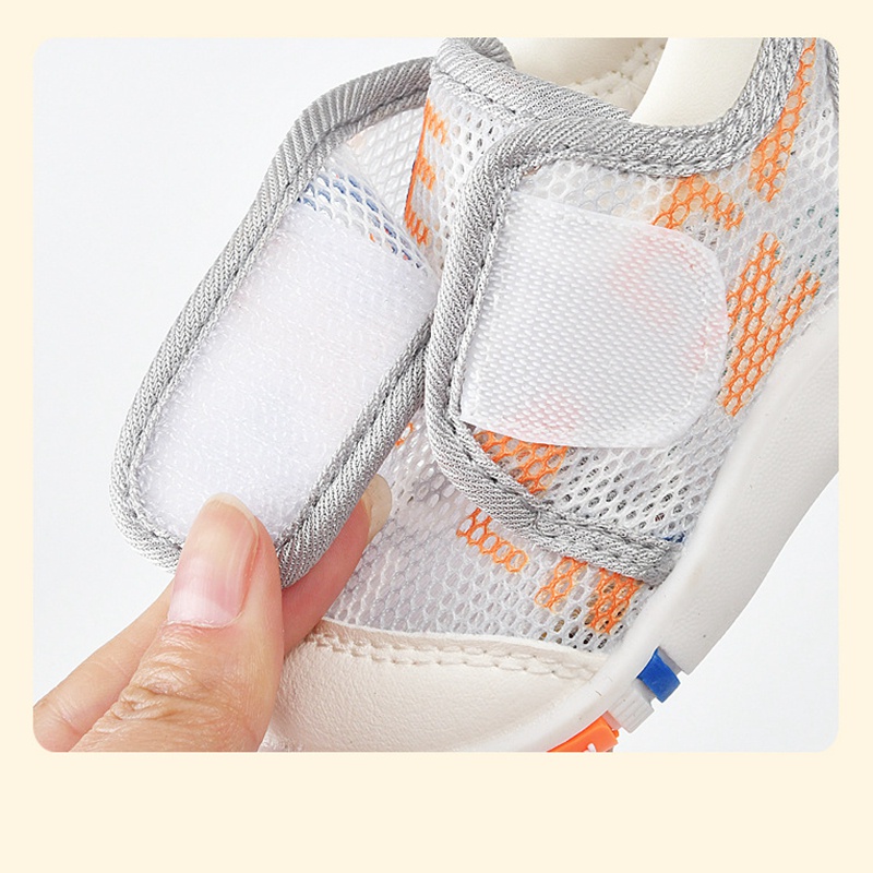 Giày bít mũi bằng lưới siêu nhẹ chống trượt cho bé 0-3 tuổi