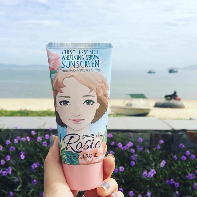 [Date 2023+ AUTH] Kem chống nắng Rosie mẫu mới 2020 seoulrose trắng da hàn quốc SPF45 +++