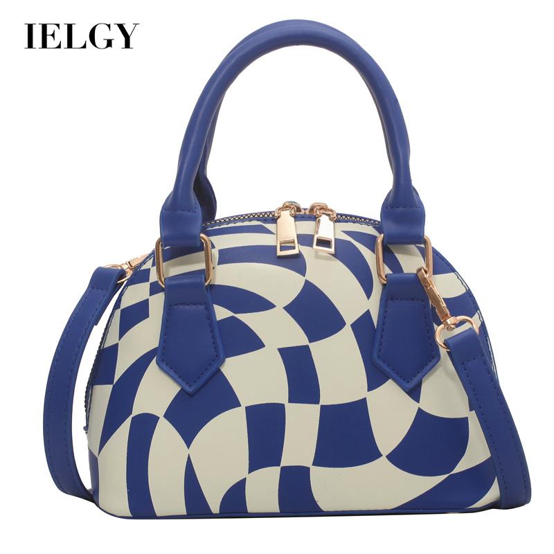 IELGY Túi Đeo Vai/Đeo Chéo Màu Sắc Tương Phản Chất Lượng Cao Thời Trang Cho Nữ