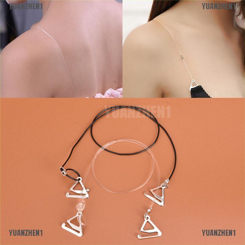 Dây áo ngực màu trong suốt/ đen điều chỉnh được kích thước cho nữ