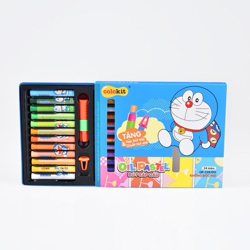 Bút sáp dầu màu Pastel Colokit Doraemon OP-C09/DO - 24 màu
