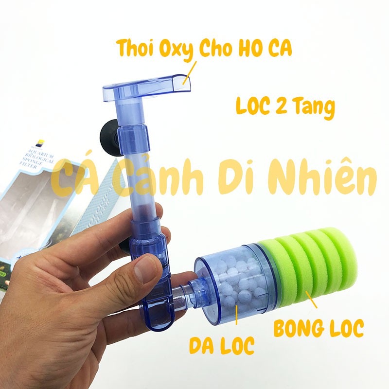 Lọc sủi vi sinh hơi bio bông ĐƠN kèm vật liệu lọc XY-2880