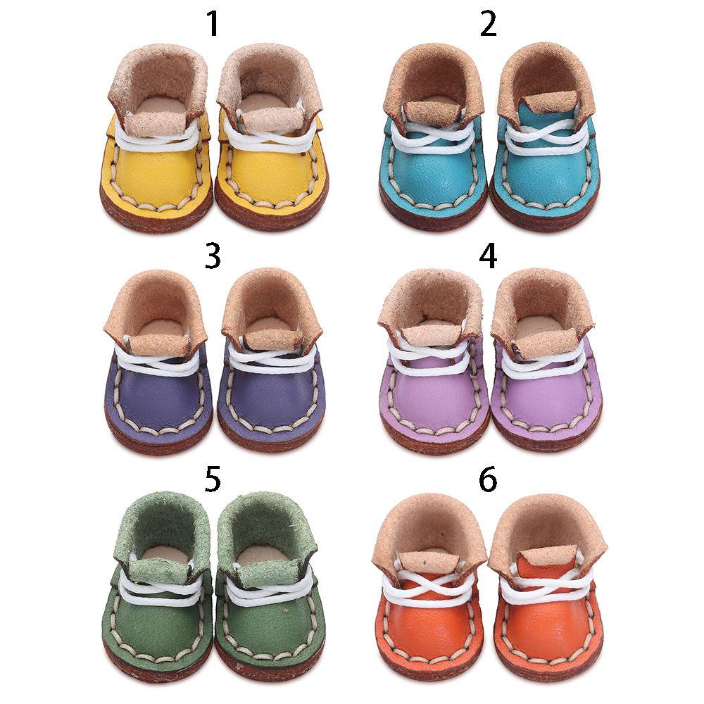 Giày Búp Bê Da Bò 6 Màu Dễ Thương